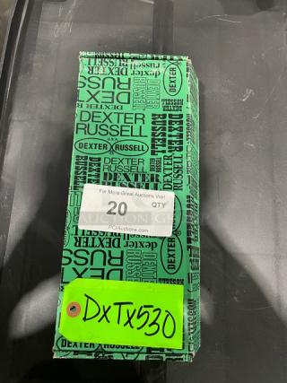 BRAND NEW! Dexter Russell Commercial Stainless Steel Sani-Safe Narrow Curved Boning Knife! With Green Grip Handle! Model: S131-5! ALL ONE MONEY!