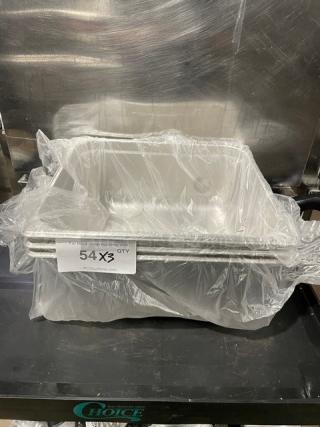 NEW! Choice Commercial Stainless Steel 2/3-Size 6" Deep Hotel/Steamtable Pan! Model: 4070162! 3X Your Bid!