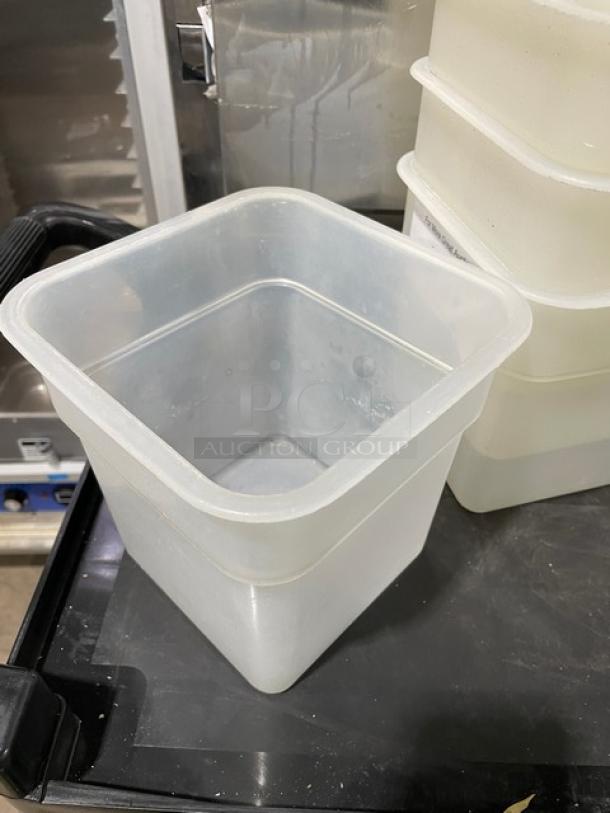 Cambro Commercial Square Food Storage Container/Green Lid Combo! 6X Your Bid! - Image 5 of 8