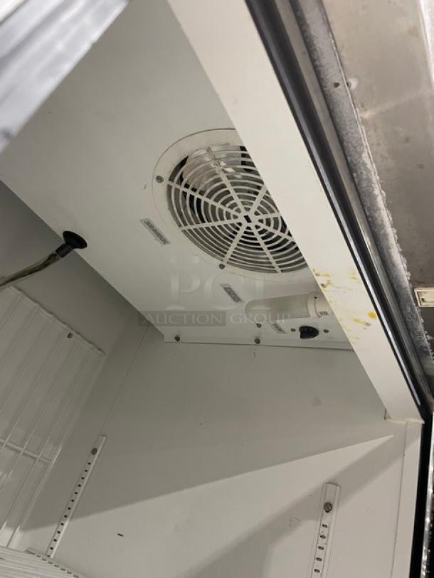 True Commercial Stainless Steel Solid Single Door Reach In Freezer! With Poly Coated Wire Racks! Model: T-23F SN: 1-4809767! 115V 1 Phase! On Casters! - Image 7 of 10