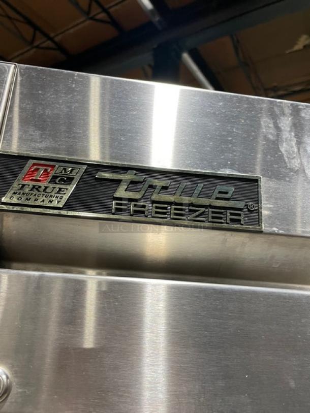 True Commercial Stainless Steel Solid Single Door Reach In Freezer! With Poly Coated Wire Racks! Model: T-23F SN: 1-4809767! 115V 1 Phase! On Casters! - Image 8 of 10
