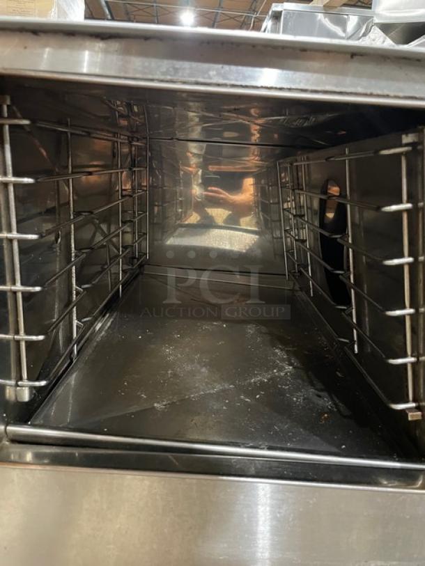 Groen Smart Steam-Boilerless Steamer 100 Series Commercial Stainless Steel Natural Gas Powered Countertop Convection Steamer! With Built-In Pan Rack! - Image 5 of 8