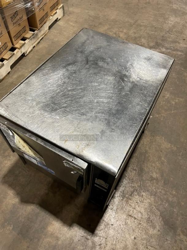 Groen Smart Steam-Boilerless Steamer 100 Series Commercial Stainless Steel Natural Gas Powered Countertop Convection Steamer! With Built-In Pan Rack! - Image 7 of 8