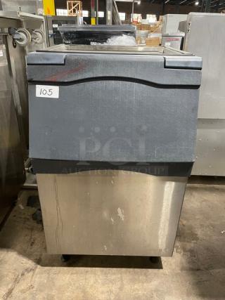 Scotsman Commercial Stainless Steel Ice Storage Bin! With Lift-Open Style Door! Model: B530S SN: 09111320010124! On Legs! - Item #1190427