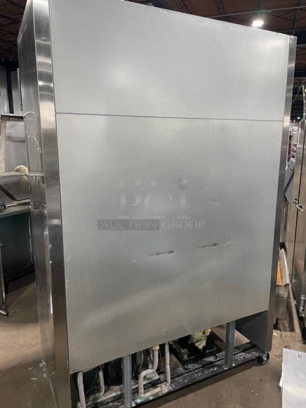 Superior Commercial Stainless Steel Solid 2 Door Reach In Freezer! Energy Star Certified! With Poly Coated Wire Racks! Model: F49-S SN: 12020031! 115V 1 Phase! On Casters! - Image 3 of 10