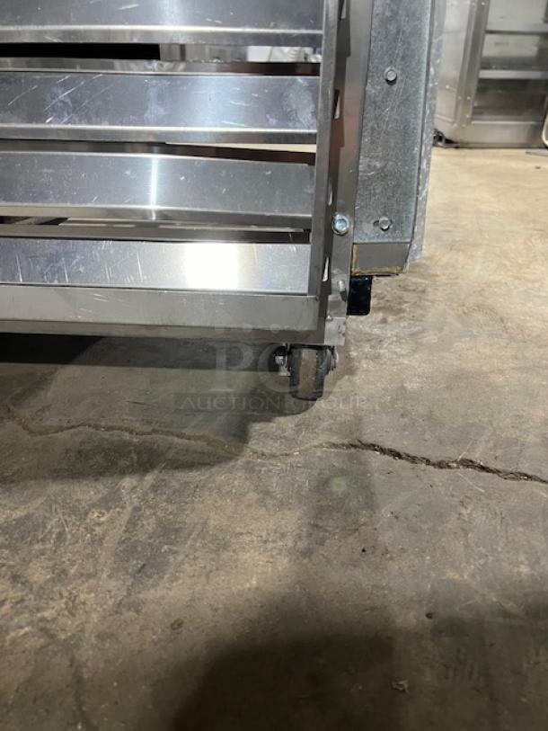 True Commercial Stainless Steel Solid 2 Door Reach In Refrigerator! Energy Star Certified! With Poly Coated Wire Rack! Model: T-49 SN: 8544988! 115V 1 Phase! On Casters! WORKING WHEN REMOVED! - Image 5 of 8