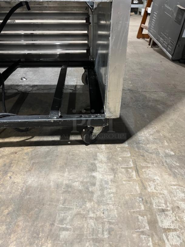 True Commercial Stainless Steel Solid 2 Door Reach In Refrigerator! Energy Star Certified! With Poly Coated Wire Rack! Model: T-49 SN: 8544988! 115V 1 Phase! On Casters! WORKING WHEN REMOVED! - Image 6 of 8