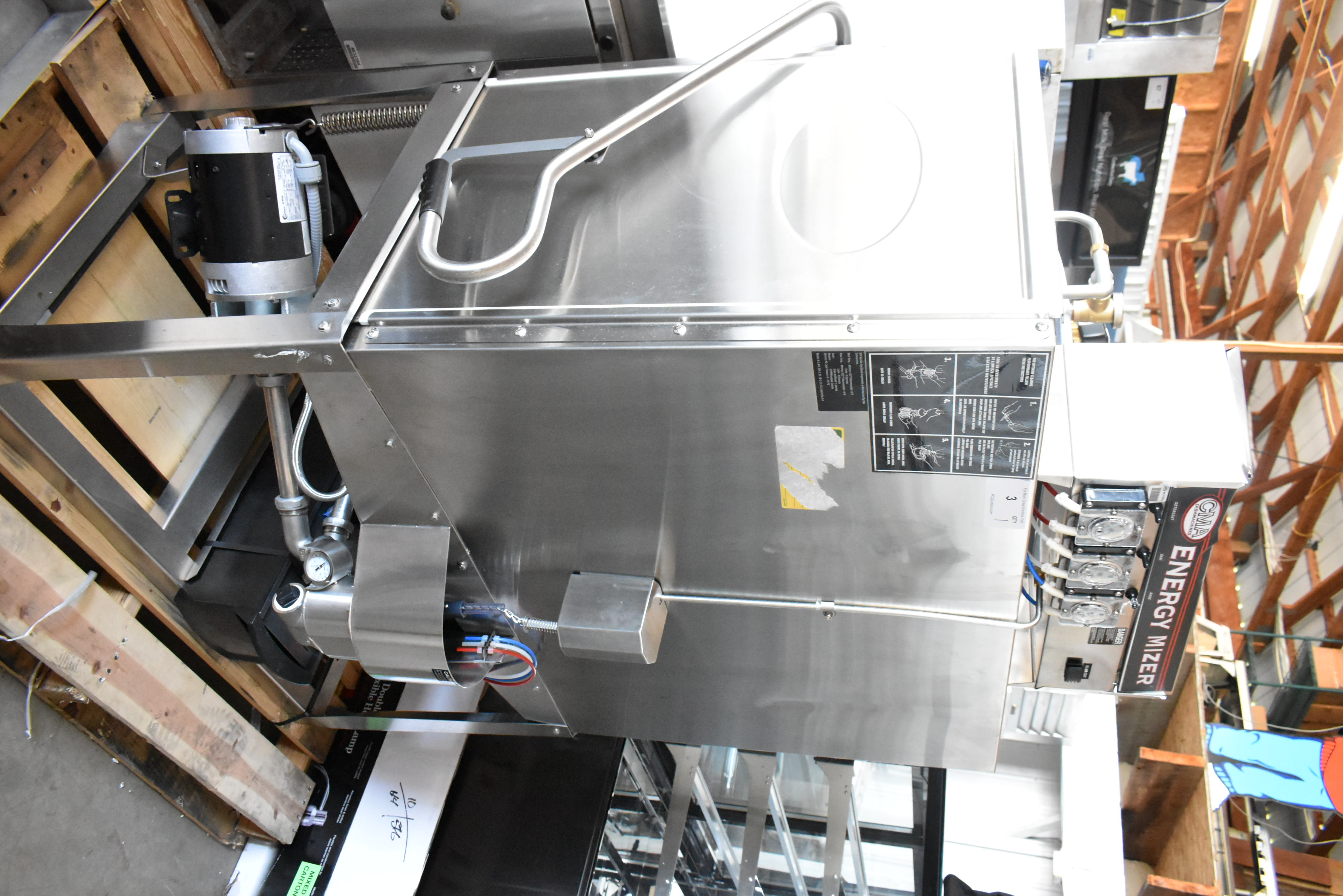 CMA pass-through commercial dishwasher brand new scratch and dent unit