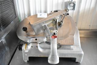 Berkel Stainless Steel Commercial Countertop Meat Slicer w/ Blade Sharpener. - Item #1192522