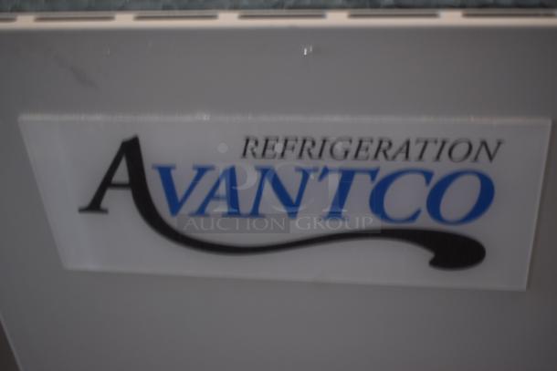 Avantco refrigeration unit, clear branding label, good condition, ideal for commercial use.