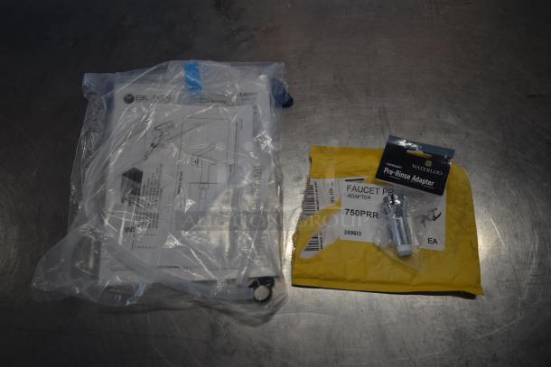 2 BRAND NEW SCRATCH AND DENT! Bunn 42655.0005 Kit, Faucet Install-Icb/Itb/Itcb& Hv and 750PRRADAPT Waterloo Pre-Rinse Add-On Faucet Adapter - 3/8" x 1/2". 2 Times Your Bid! - Image 1 of 6