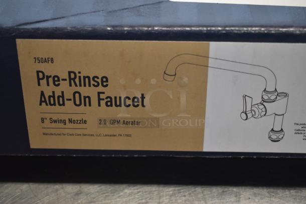 BRAND NEW SCRATCH AND DENT! 750AF8 Waterloo 8" Pre-Rinse Add-On Faucet - Image 5 of 6