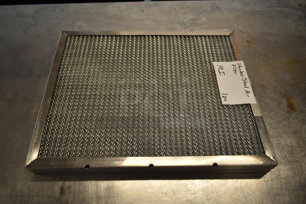 BRAND NEW SCRATCH AND DENT! Stainless Steel Air Filter - Image 1 of 4