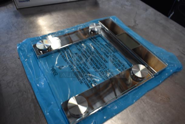 BRAND NEW SCRATCH AND DENT! Conair TH360WH Thinner Digital Precision Chrome and Glass Scale - Image 4 of 5