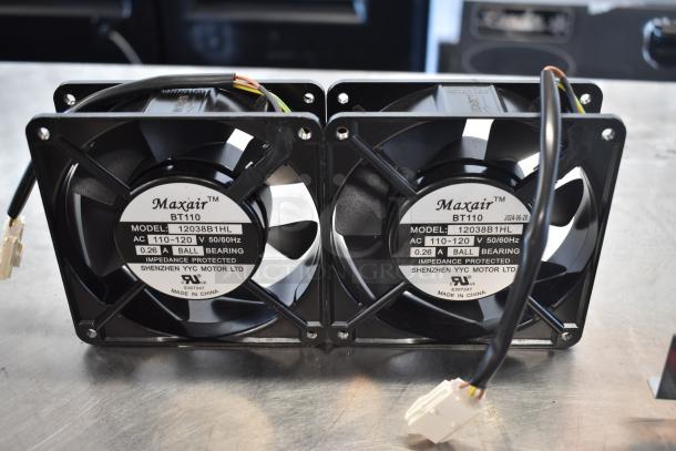 4 BRAND NEW SCRATCH AND DENT! Various Items Including W1G172-EC95-11A Fan, 2 Maxair BT110 12038B1HL Fan, ECY-02-U-120 Fan. 4 Times Your Bid! - Image 4 of 8