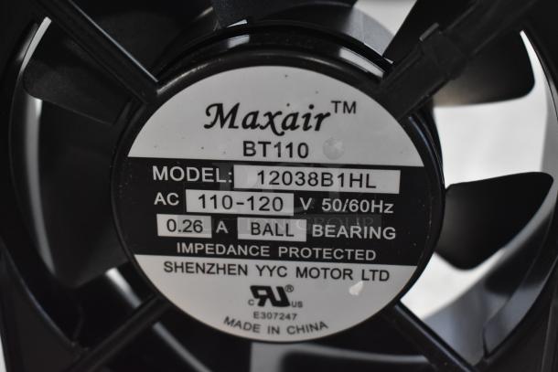 4 BRAND NEW SCRATCH AND DENT! Various Items Including W1G172-EC95-11A Fan, 2 Maxair BT110 12038B1HL Fan, ECY-02-U-120 Fan. 4 Times Your Bid! - Image 6 of 8