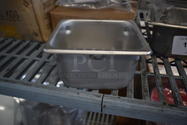 16 BRAND NEW SCRATCH AND DENT! Various Items Including 92290243 Vollrath 90243 Super Pan 3® 1/2 Size 4" Deep Anti-Jam Perforated Stainless Steel Steam Table / Hotel Pan - 22 Gauge, Vollrath 2220649 1/6 Size Stainless Steel Food Pan - 4" Deep, Choice 4070469 1/4 Size 6" Deep Anti-Jam Stainless Steel Steam Table / Hotel Pan - 24 Gauge. 16 Times Your Bid! - Image 5 of 8