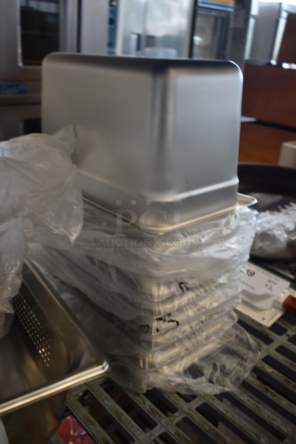 16 BRAND NEW SCRATCH AND DENT! Various Items Including 92290243 Vollrath 90243 Super Pan 3® 1/2 Size 4" Deep Anti-Jam Perforated Stainless Steel Steam Table / Hotel Pan - 22 Gauge, Vollrath 2220649 1/6 Size Stainless Steel Food Pan - 4" Deep, Choice 4070469 1/4 Size 6" Deep Anti-Jam Stainless Steel Steam Table / Hotel Pan - 24 Gauge. 16 Times Your Bid! - Image 7 of 8