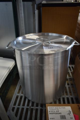 BRAND NEW SCRATCH AND DENT! Choice 471SP40QT 40 Qt. Standard Weight Aluminum Stock Pot