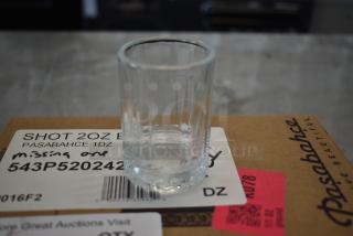 BRAND NEW SCRATCH AND DENT! Box of 11 Pasabahce  543P520242 Elysia from Steelite International 2 oz. Shot Glass