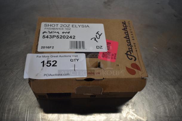 BRAND NEW SCRATCH AND DENT! Box of 11 Pasabahce  543P520242 Elysia from Steelite International 2 oz. Shot Glass - Image 3 of 5