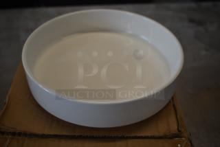 6 BRAND NEW SCRATCH AND DENT! Boxes of 2 White Ceramic Bowls. 6 Times Your Bid!