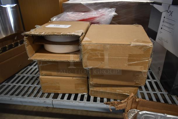 6 BRAND NEW SCRATCH AND DENT! Boxes of 2 White Ceramic Bowls. 6 Times Your Bid! - Image 3 of 3
