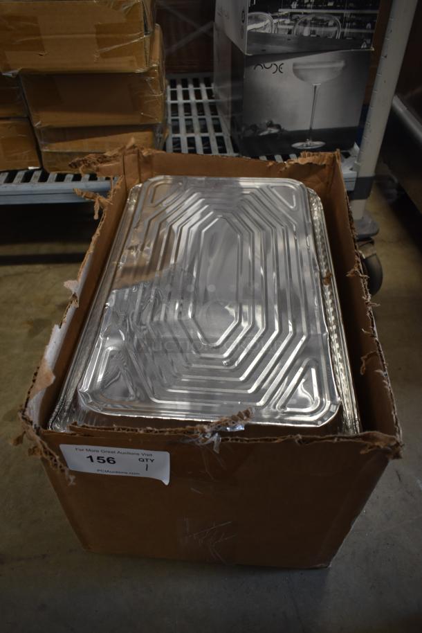 BRAND NEW SCRATCH AND DENT! Choice 612FS7800HD Full Size Heavy-Duty Foil Steam Table Pan Medium 2 3/16" Depth - 50/Case - Image 1 of 3