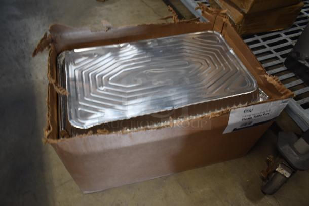 BRAND NEW SCRATCH AND DENT! Choice 612FS7800HD Full Size Heavy-Duty Foil Steam Table Pan Medium 2 3/16" Depth - 50/Case - Image 2 of 3