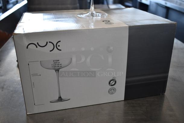 3 BRAND NEW SCRATCH AND DENT! Boxes of 6 Nude 543P67296 Savage from Steelite International 7.5 oz. Coupe Glass. 3 Times Your Bid! - Image 2 of 4