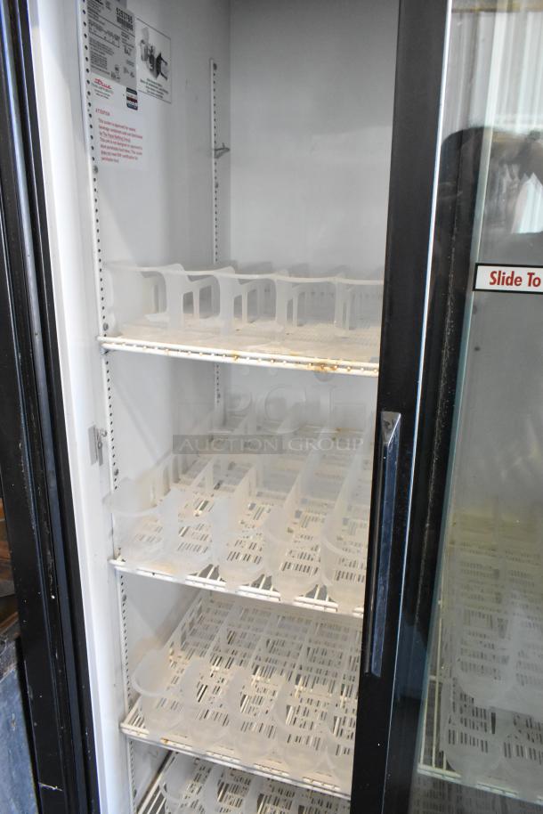True GDM-33 Metal Commercial 2 Door Reach In Cooler Merchandiser w/ Poly Coated Racks. 115 Volts, 1 Phase. - Image 4 of 6
