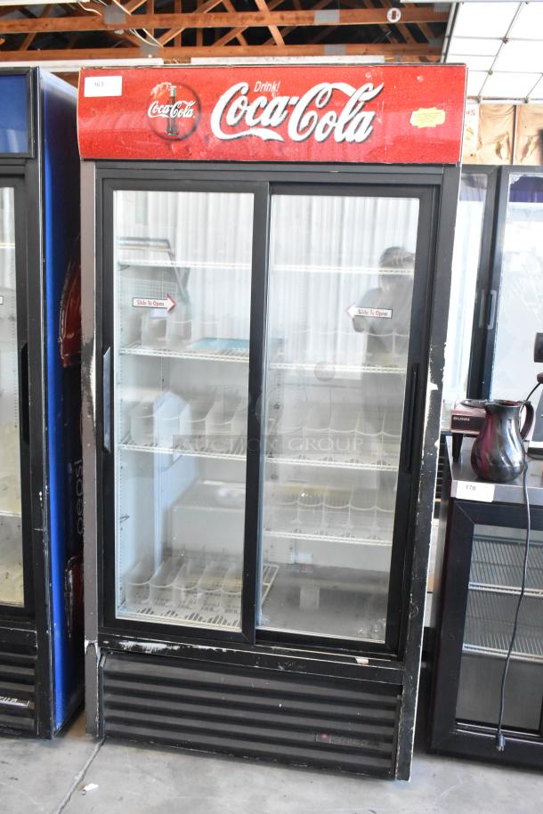 True GDM-33 Metal Commercial 2 Door Reach In Cooler Merchandiser w/ Poly Coated Racks. 115 Volts, 1 Phase. - Image 1 of 7