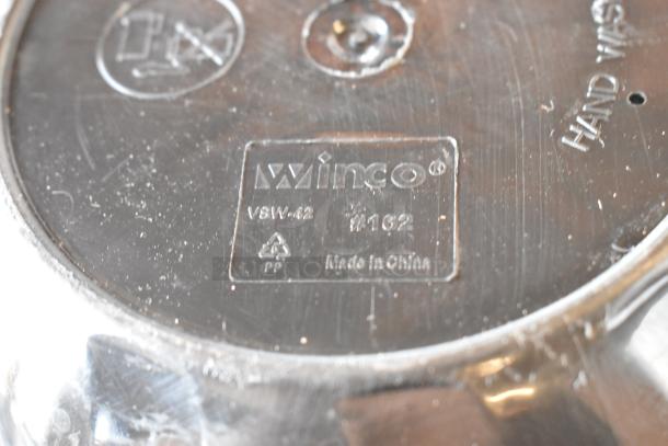 Winco V8W-42 Black Poly Coffee Urn. Missing Lid. - Image 5 of 5