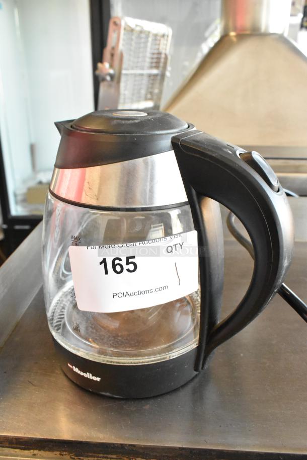 Mueller M99S Clear Electric Tea Kettle with LED Light - Image 1 of 7