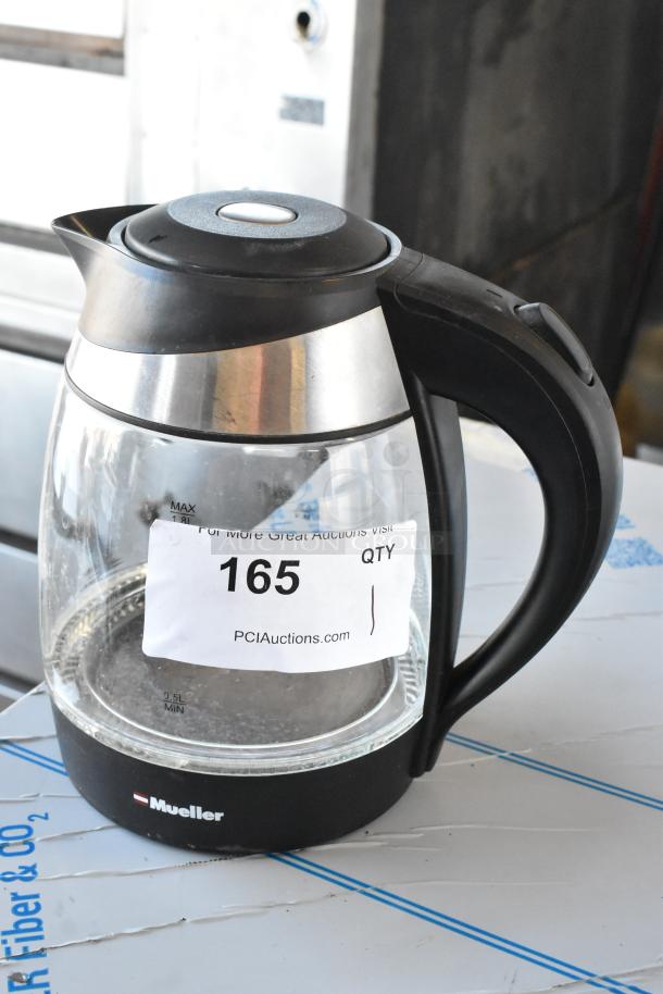 Mueller M99S Clear Electric Tea Kettle with LED Light - Image 2 of 7
