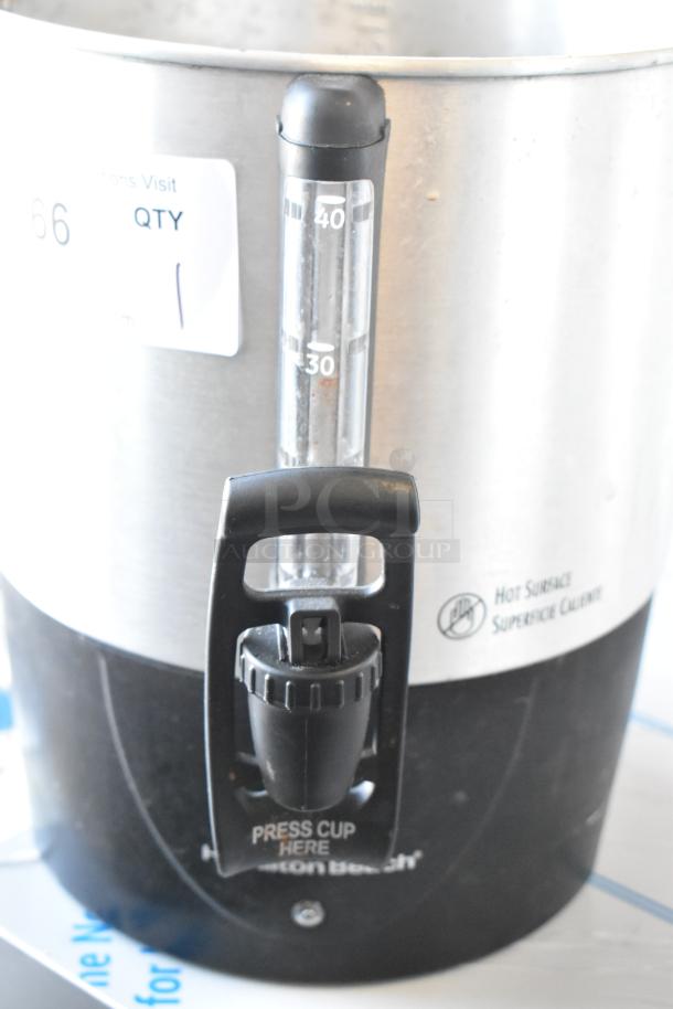 Hamilton Beach 40514R Metal Countertop Coffee Urn. No Lid. 120 Volts, 1 Phase. - Image 4 of 7