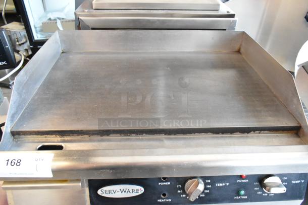 2020 ServWare ETG-24 Stainless Steel Commercial Countertop Electric Powered Flat Top Griddle. 208/240 Volts. - Image 5 of 7