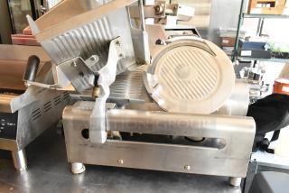 Globe Stainless Steel Commercial Countertop Meat Slicer. 115 Volts, 1 Phase. - Item #1192700