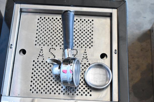 BRAND NEW SCRATCH AND DENT! Astra GA021 Stainless Steel Commercial Countertop Single Group Espresso Machine w/ Portafilter and Steam Wand. 220 Volts, 1 Phase. - Image 2 of 9