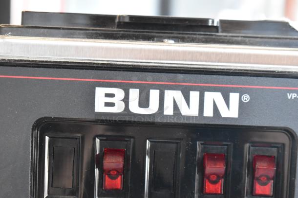 BRAND NEW SCRATCH AND DENT! 2023 Bunn VP17-3 Stainless Steel Low Profile Pourover Coffee Brewer with 3 Warmers. 120 Volts, 1 Phase. - Image 7 of 10