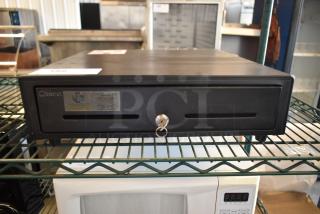 Toast Black Metal Cash Drawer w/ Key.