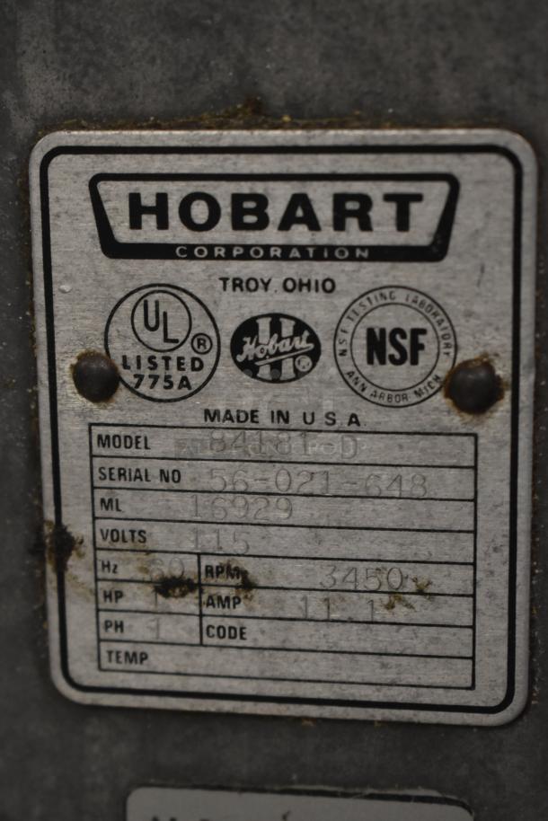 Hobart 84181-D Metal Commercial Countertop Buffalo Chopper. 115 Volts, 1 Phase. - Image 5 of 6