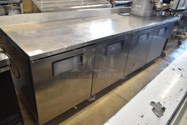 True TWT-119 Stainless Steel Commercial 4 Door Work Top Cooler on Commercial Casters. 115 Volts, 1 Phase. - Image 1 of 7
