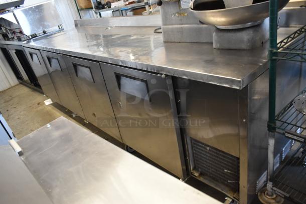 True TWT-119 Stainless Steel Commercial 4 Door Work Top Cooler on Commercial Casters. 115 Volts, 1 Phase. - Image 2 of 7