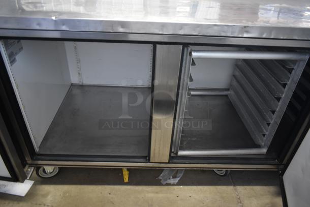 True TWT-119 Stainless Steel Commercial 4 Door Work Top Cooler on Commercial Casters. 115 Volts, 1 Phase. - Image 4 of 7