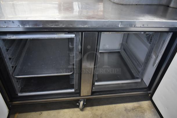 True TWT-119 Stainless Steel Commercial 4 Door Work Top Cooler on Commercial Casters. 115 Volts, 1 Phase. - Image 5 of 7