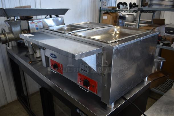 2021 Cook Rite CSTEA-2 Stainless Steel Commercial Countertop Electric Powered 2 Bay Food Warmer. 120 Volts, 1 Phase. - Image 3 of 8
