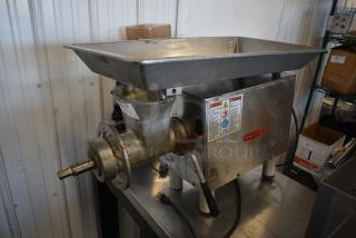 Torrey M-22 RW Metal Commercial Countertop Meat Grinder. 115 Volts, 1 Phase. - Item #1192791