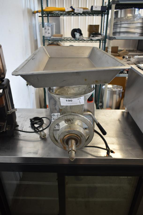 Torrey M-22 RW Metal Commercial Countertop Meat Grinder. 115 Volts, 1 Phase. - Image 3 of 7