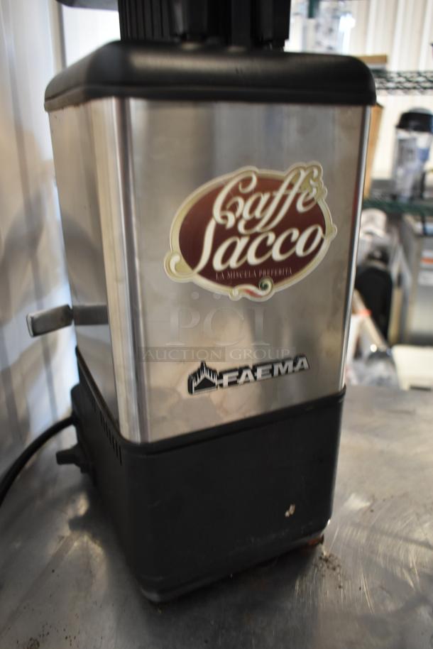 Faema MPN Metal Countertop Espresso Bean Grinder. Missing Lid. 110 Volts, 1 Phase. - Image 6 of 8